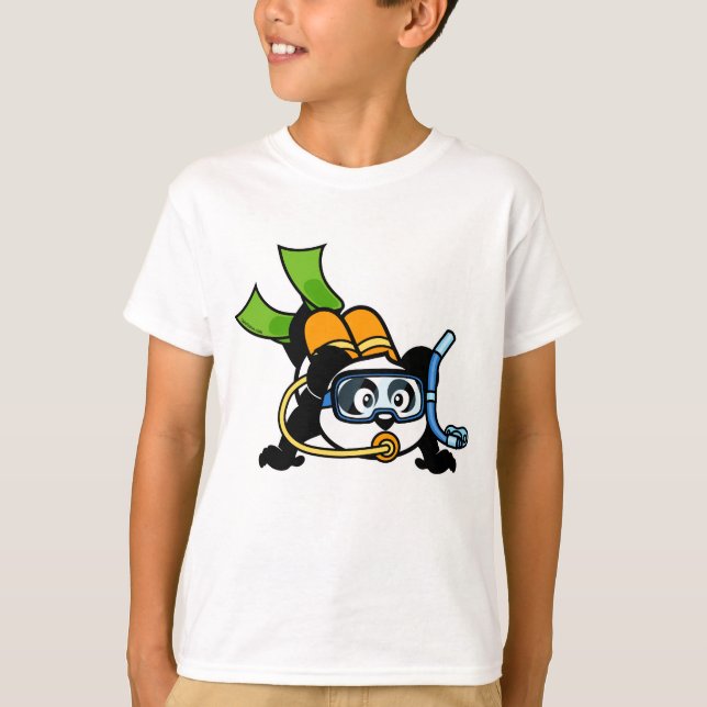 Scuba Panda T-Shirt (Front)
