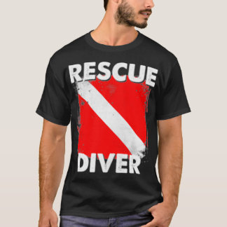 SCUBA Rescue Diver Instructors Students Divemaster T-Shirt