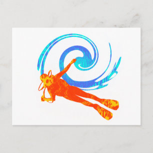 SCUBA SOL KISSED POSTCARD