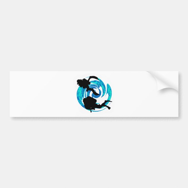 SCUBA THE HORIZON BUMPER STICKER (Front)