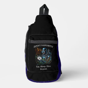 Scuba Vibes: Dive Into Adventure! Sling Bag