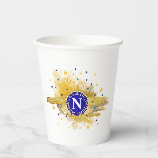 SCUDETTO NAPOLI 2025 PAPER CUPS (Front)