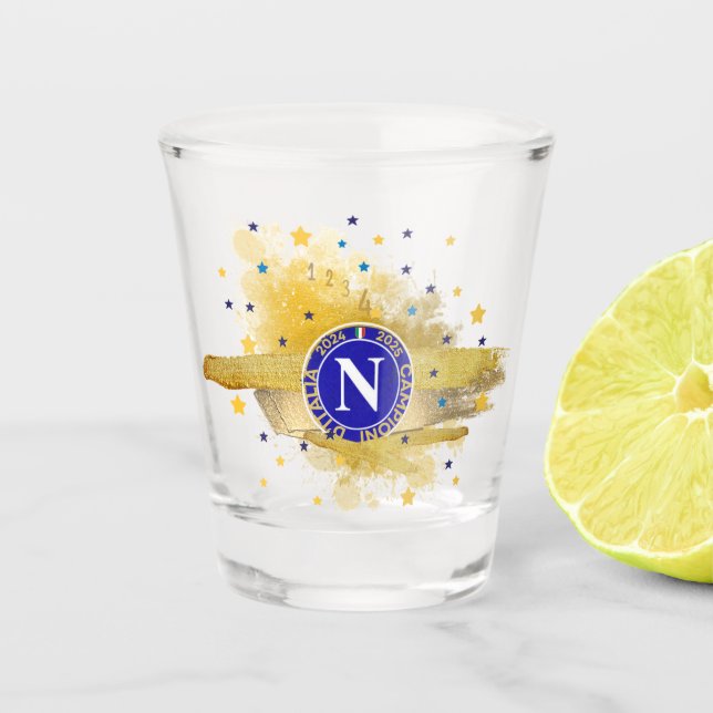 SCUDETTO NAPOLI 2025 SHOT GLASS (Front)