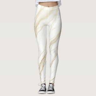 Sculpt Marble Seamless Pattern Luxury Fitness Leggings