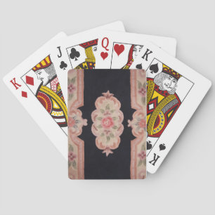 Sculpted Floral Playing Cards