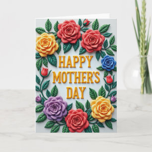 Sculpted Mothers Day Card
