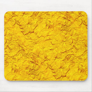 Sculpted Petunias, Yellow Mousepad
