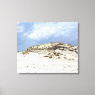 Sculpted Sand Dune - Island Beach State Park - NJ Canvas Print