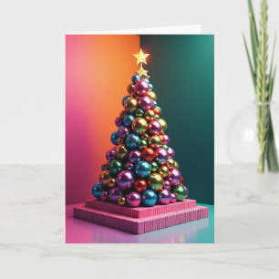 Sculptural Christmas Tree Card