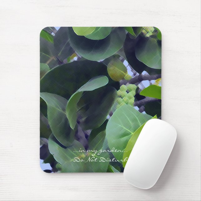Sculptural Leaves Mouse Pad (With Mouse)