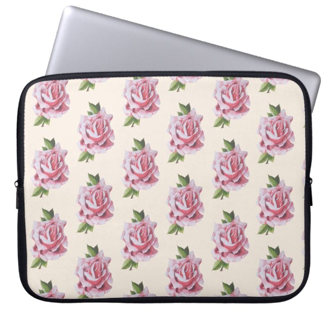 Sculptural Roses on a Laptop Sleeve - (II) (Front)