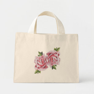 Sculptural Roses on a Tiny Tote