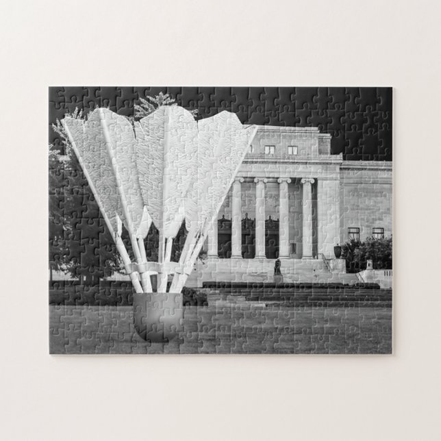 Sculpture at the Nelson Puzzle (Horizontal)