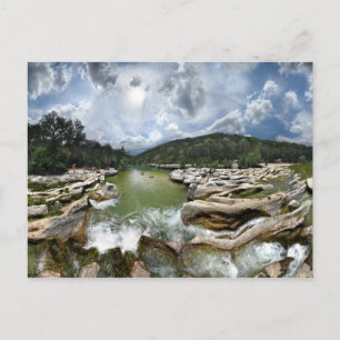Sculpture Falls 5 - Barton Creek in Austin Texas Postcard