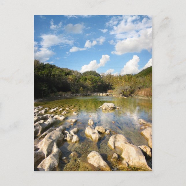 Sculpture Falls Barton Creek in Austin Texas 2 Postcard (Front)