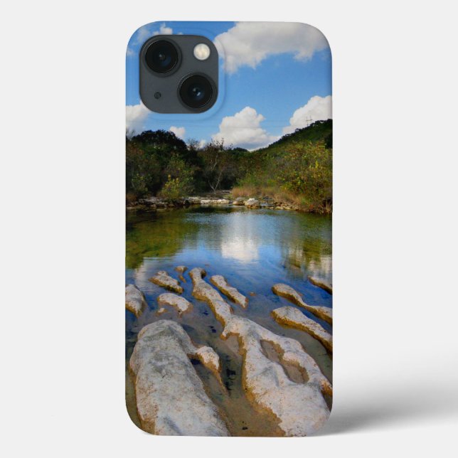 Sculpture Falls Barton Creek in Austin Texas Case-Mate iPhone Case (Back)