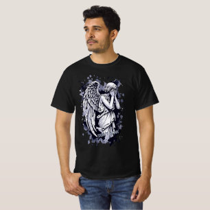 Sculpture of a Weeping Angel - with Splashes 1 T-Shirt