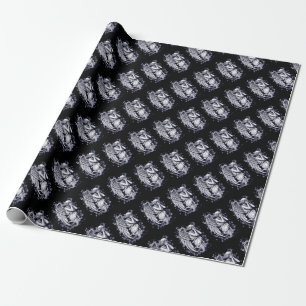Sculpture of a Weeping Angel  - with Splashes 1 Wrapping Paper