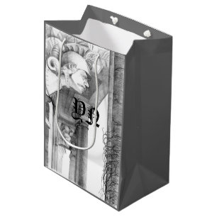 Sculpture of Burgscheidungen castle  Pencil Art Medium Gift Bag