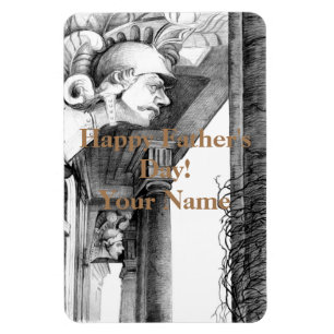 Sculpture of castle Pencil Art Magnet