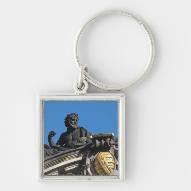 Sculptures on the Royal Art Academy, Dresden Key Ring (Front)
