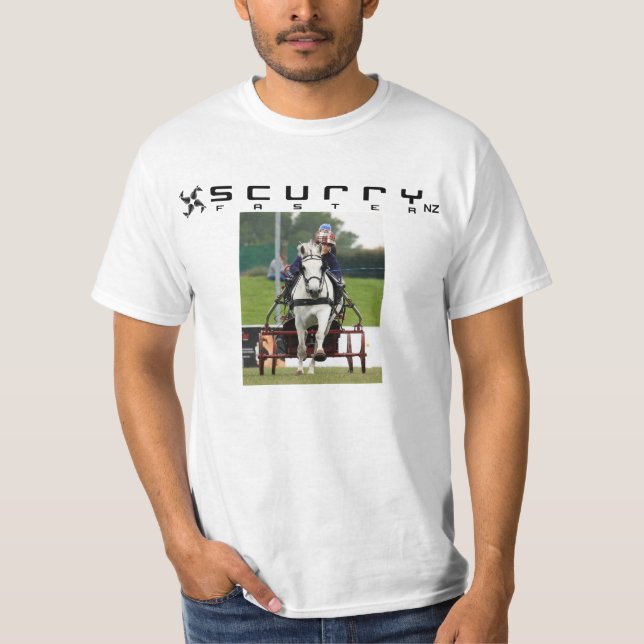 Scurry NZ T-shirt personalise with your own photo (Front)