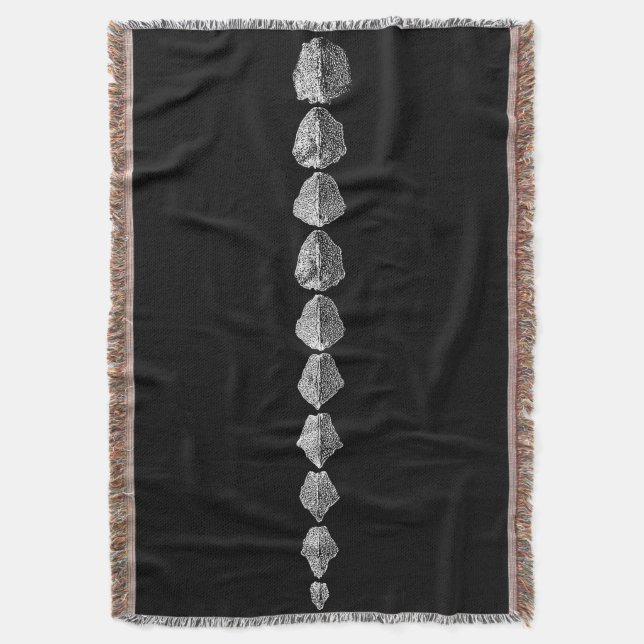 SCUTE BLANKET - LAKE STURGEON COLORING PAGE  (Front Vertical)