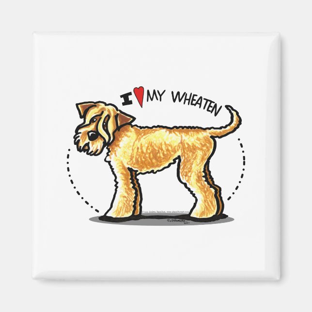 SCWT Wheaten Terrier Lover Magnet (Front)