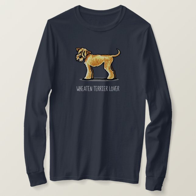 SCWT Wheaten Terrier Lover Personalised T-Shirt (Design Front)