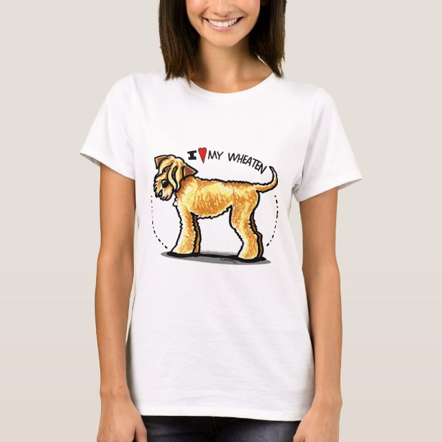 SCWT Wheaten Terrier Lover T-Shirt (Front)