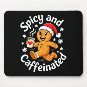 Scy And Caffeinated Shirt Men Women Gingerbread Ch Mouse Pad