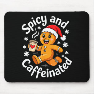 Scy And Caffeinated Shirt Men Women Gingerbread Ch Mouse Pad
