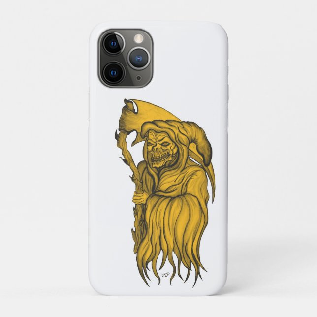Scythe man - The Death , Grim reaper Case-Mate iPhone Case (Back)