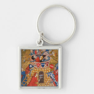 Scythian women besieging their enemies key ring