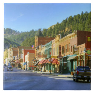 SD, Deadwood, Historic Gold Mining town Tile