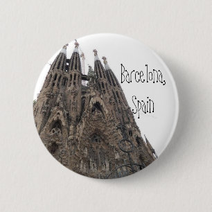 SDC10239, Barcelona, Spain 6 Cm Round Badge