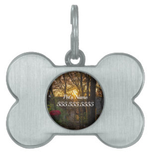 Sdc Woods Sunset Pet ID Tag