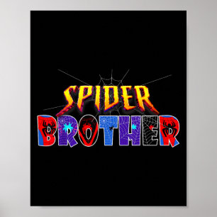 Sder Brother Shirt Birthday Family Funny Halloween Poster