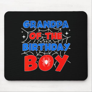 Sder Web Birthday Party Grandpa Of The Birthday Bo Mouse Pad