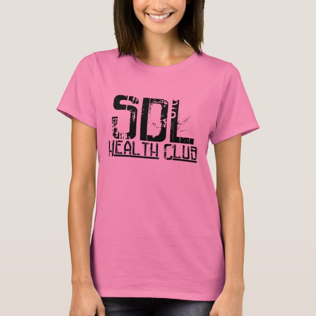 SDLHC - Women's Basic T-Shirt (Pick a colour!) (Front)