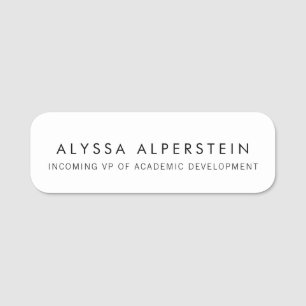 SDT Tulane Name Tag