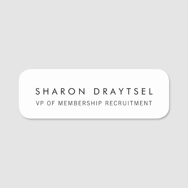 SDT Tulane Name Tag (Front)