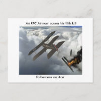 Se5a Kills DFW, An RFC Airman  scores his fifth...