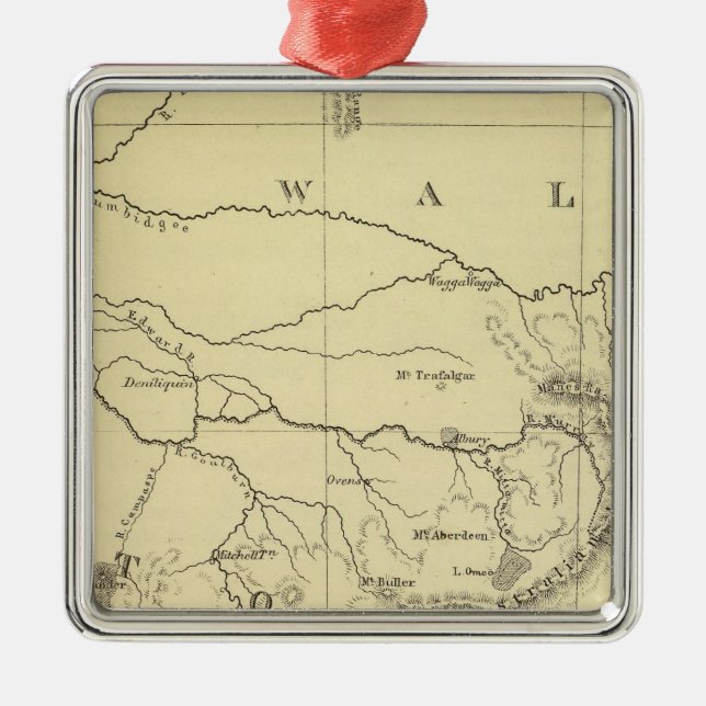 SE Australia Metal Tree Decoration (Front)