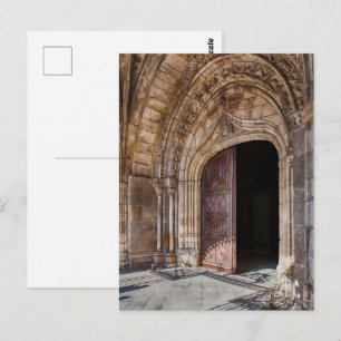 Se de Braga Cathedral Portal. Braga, Portugal. Postcard