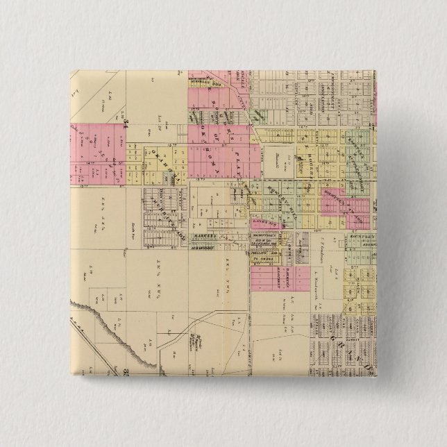 SE Omaha, Nebraska 15 Cm Square Badge (Front)