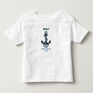 Sea Anchor Ahoy 7 Feet Below The Keel Toddler T-Shirt