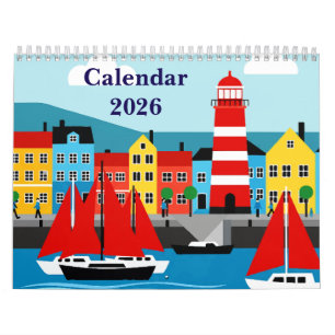 Sea and beach calendar
