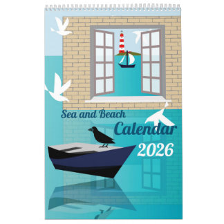 Sea and Beach Calendar