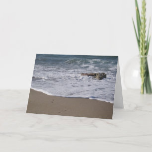 Sea and Beach Greeting Card